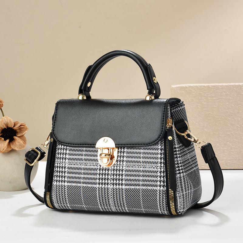 Envelope Style PU Leather Shoulder Bag - Women's Fashion Tote