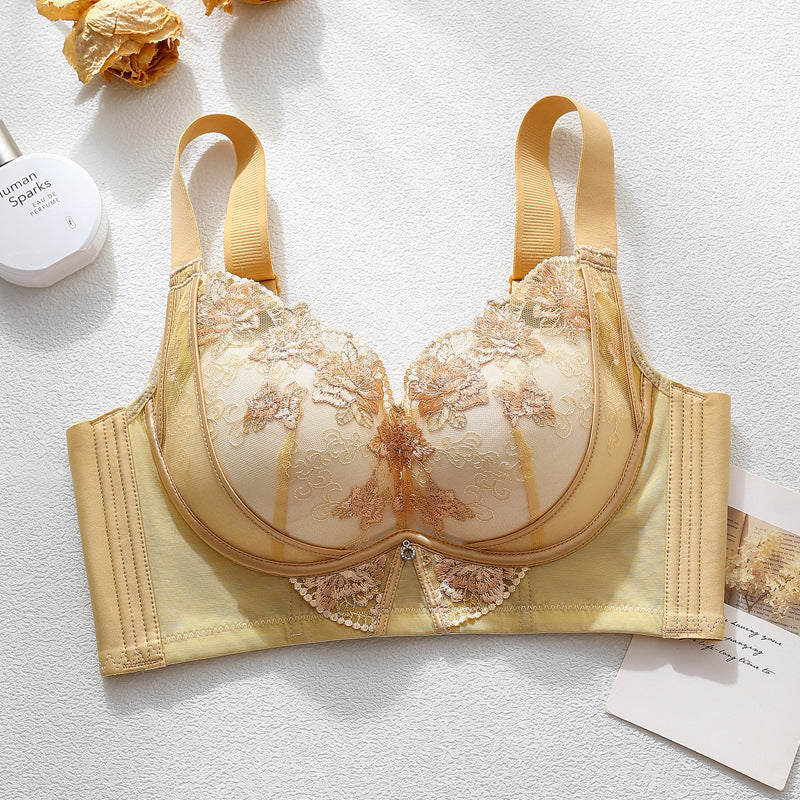 Seamless Silk Bra - Push-Up Support with Adjustable Straps