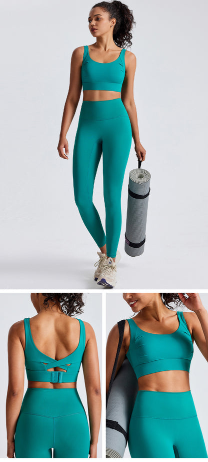 Women's Yoga Activewear Set - High Waist Workout Suit