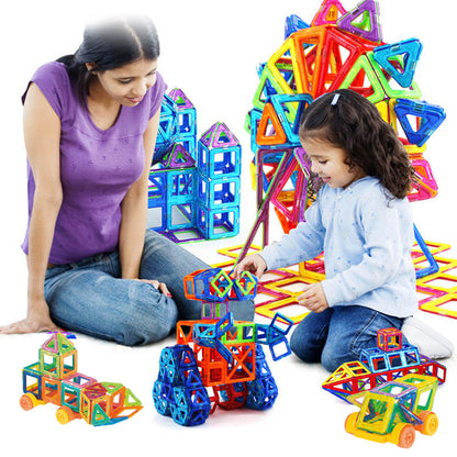 Magnetic Building Blocks - Educational Construction Toy Set